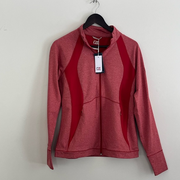 NWT: Women’s Large Cutter& Buck Shoreline Colorblock Full-Zip in - Picture 2 of 7